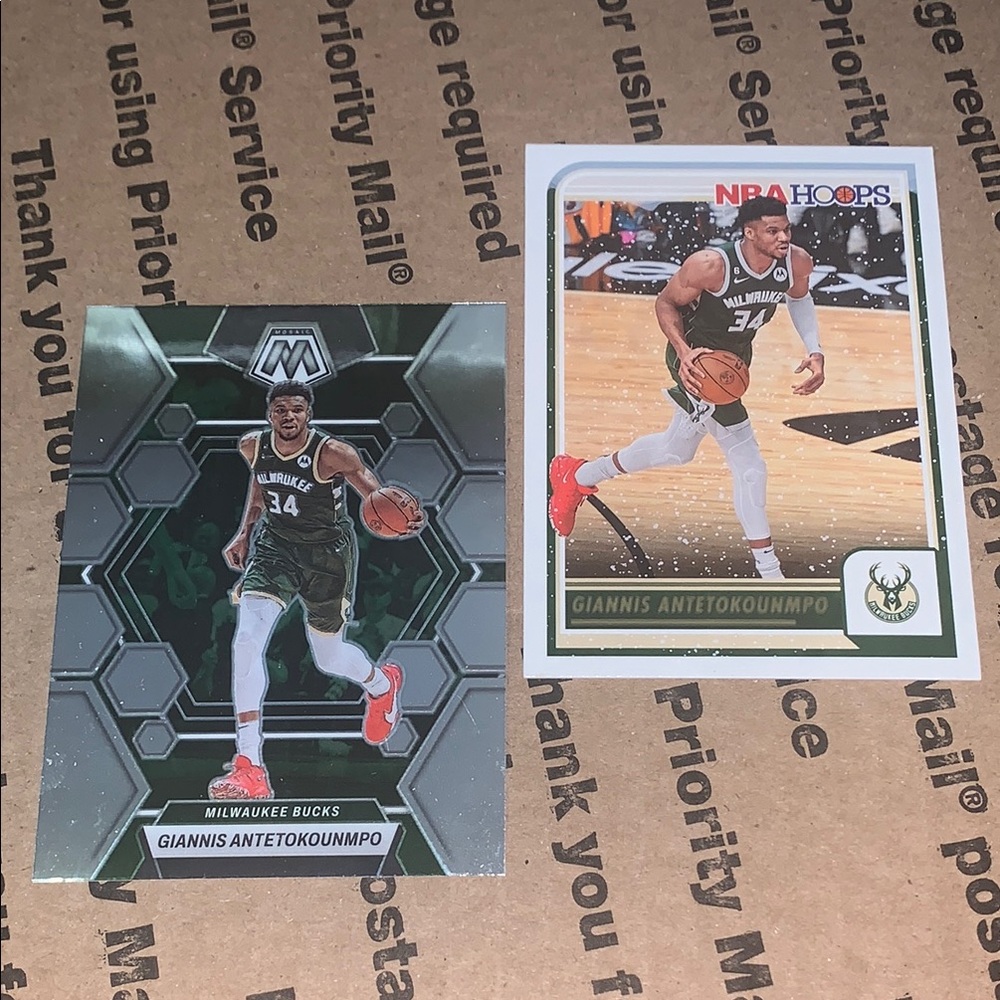 Giannis Antetokounmpo Basketball Cards Set